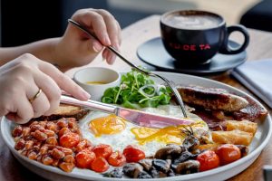 Breakfast at Ku De Ta Seminyak Beach Club Bali